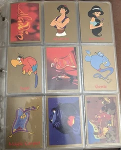 Posten 174 Disney Sammelkarten König der Löwen Aladdin kleine Meerjungfrau Mappe Hüllen - Bild 1 von 19