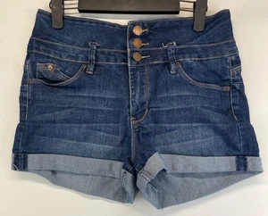 YMI Denim Shorts - Juniors Size 9 - Blue - Wanna Betta Butt? Distressed (3780) - Picture 1 of 16