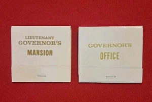 Lote de 2 libros de fósforos de colección del estado de Kentucky de la oficina del gobernador y la mansión del teniente gobernador - Imagen 1 de 5