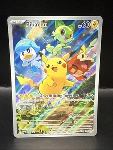 Pokemon Pikachu SVP 027 Pokemon Center Stamped Promo Exclusive - Bild 1 von 8