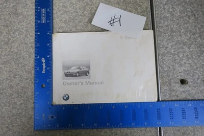 BMW 528i 540i Manual del propietario 1998 Libro 98 Envío gratuito OM896 #1 Foto 1 de 3