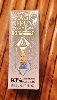 Charlotte's Magic Serum Crystal Elixir 8 ml/0,27 fl oz-mini-minorista $30 caja nueva Foto 1 de 3
