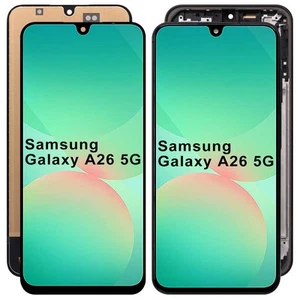 Per Samsung Galaxy A26 5G A266 Display LCD Touch Screen Ricambio ±Frame - Foto 1 di 9