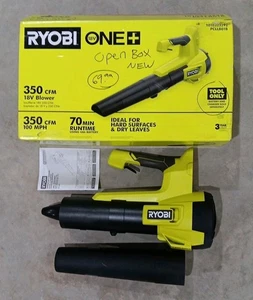 Kit Soplador Ryobi ONE+ 18V 350CFM 100 MPH PCLLB01K - NUEVO Caja Abierta, SOLO HERRAMIENTA - Imagen 1 de 8