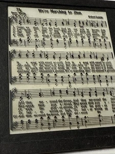 Antique 1920 Stereopticon Slide #24728 We’re Marching to Zion Magic Lantern - Picture 1 of 5