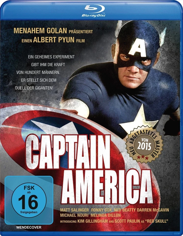 Captain America (1990) Matt Salinger/Ronny Cox/Albert Pyun BLU-RAY wie neu - Bild 1 von 1