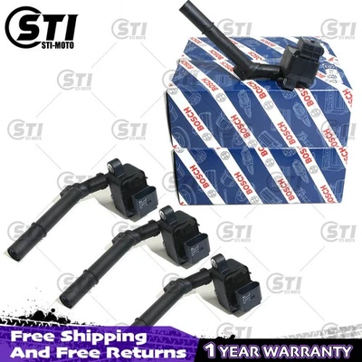 4 pcs BOSCH 2749060600 Ignition Coils For Mercedes A250 A260 C180 C200 E200 2.0T - Image 1 of 4