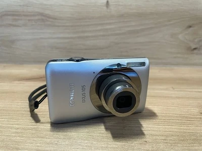Canon IXUS 105 Digitalkamera 12.1 MP Silber - Getestet | STAUB IN LINSE! LESEN⭐️ - Bild 1 von 4