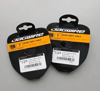 Paquete de 2 cables de cambio deportivos Jagwire - 1,1 x 2300 mm, Slick SS, SRAM/Shimano Foto 1 de 3