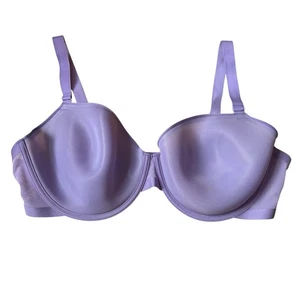 Sujetador Cuup The Demi talla 42F con aros correa ajustable malla para mujer púrpura - Imagen 1 de 5