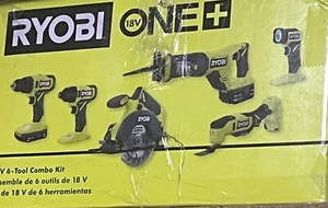 Ryobi ONE+ 18V Cordless 6-Tool Combo Set (PCL1600K2) - Picture 1 of 1