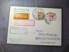 1926 Germany Airmail Cover Helgoland To Bremerhaven