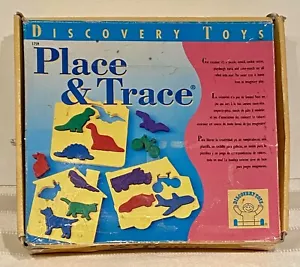 Discovery Toys Vintage Place & Trace Plastic Puzzle / Stencil Set 2002 - Picture 1 of 6