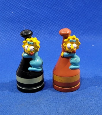 The Simpsons Chess Piece Maggie Pawn Replacement Pieces Lot Of 2 - Image 1 of 4