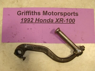Honda XR100R 1992 89-01 OEM arranque pedal palanca pateador motor arranque Foto 1 de 4