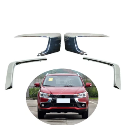 For 2016-2019 Mitsubishi Outlander Sport RVR Chrome Front Bumper Moulding Trim - Изображение 1 из 4