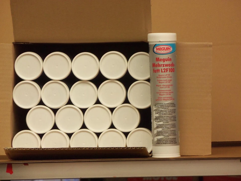 14,11€/kg Meguin Graphitfett L2F100 20 x 400 gr Kartuschen Universal Fett - Bild 1 von 1