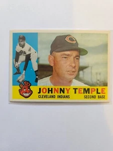 1960 TOPPS JOHNNY TEMPLE #500 NM COMBINED SHIPPING - Picture 1 of 2