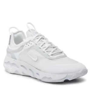 Nike React Live Trainers CV1772 101 Triple White Size UK 8_10_10.5_11_11.5_12 - Picture 1 of 7