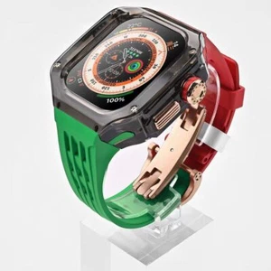49mm 45mm Transparent PC Rubber Band Fr Apple Watch Ultra 2 9 8 7 6 Mod Kit Case - Zdjęcie 1 z 59