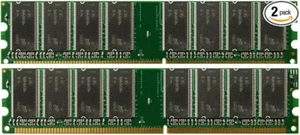 2GB (2x1GB) RAM Memory Compatible with Dell Dimension 2400, 2400c, 2400n A113 - Picture 1 of 1