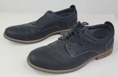 Ashford Hayes Black Fabric Mens Barkley Shoe Size 5 M Gray Dress Oxfords - Image 1 of 4