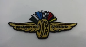 IMS Indianapolis Motor Speedway Wings, Wheel & Flags logo Patch 2.125” x 3.875” - Picture 1 of 7