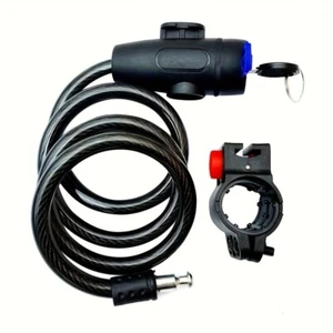 1 Set Ultra-Secure Stainless Steel Bike Lock with Anti-Theft Chain, USA Ship - Picture 1 of 6
