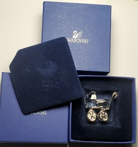 Figura de cristal Swarovski #626866 cochecito de rodio con caja envío sin caja a EE. UU. - Imagen 1 de 6