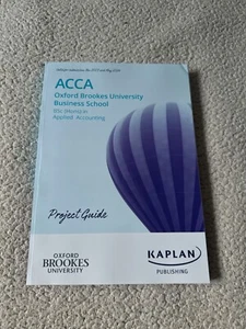 ACCA Oxford Brookes Degree project guide - Picture 1 of 1