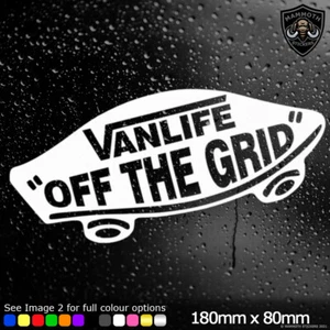 Vanlife Van Life Sticker Window Decal Vinyl Camper VW DUB Surf T4 T5 Car Vans - Picture 1 of 2