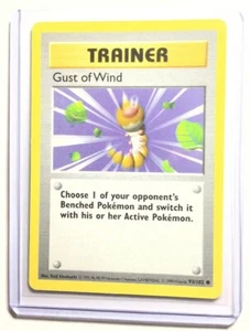 GUST OF WIND - 93/102 - SHADOWLESS Base Set - Pokemon Card - EXC / NM - Imagen 1 de 1