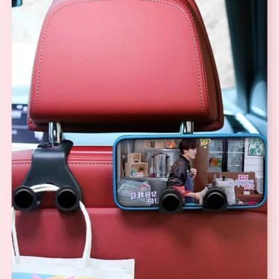 2 peças ganchos traseiros para assento de carro cabide acessórios interiores bolsa suporte gancho para Lexus - Imagem 1 de 4