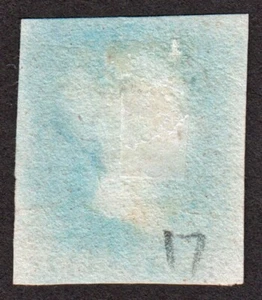 GB.QV..: IVORY HEAD on SG8. 1d. Red-Brown.. PL17.. 'NE'...Cat.£140 - Picture 1 of 2