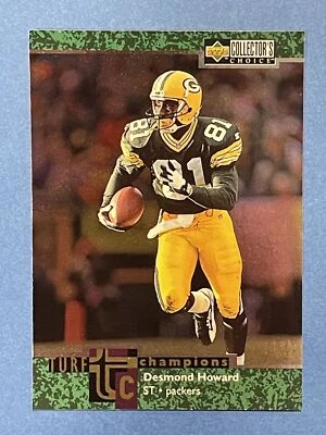 Desmond Howard 1997 Upper Deck Collector's Choice Turf Champions #TC22 - Image 1 of 2