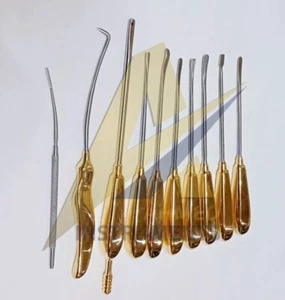 Juego de 10 disectores endoscópicos de levantamiento de frente Daniel cirugía plástica facial - Imagen 1 de 3