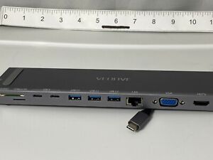 USB C Hub HDMI VGA Adapter Upgraded VEOOVE 9 Port USB Type C to HDMI 4K GENUINE