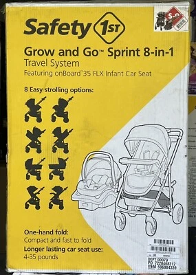 Sistema de viaje modular Safety 1st Grow and Go Sprint 8 en 1, aleación Foto 1 de 4