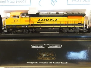 ATLAS 10004336 H.O.  G.E. 8-40BW B.N.S.F "STELTH" SCHEME ROAD No. 514  DCC+SOUND - Picture 1 of 3