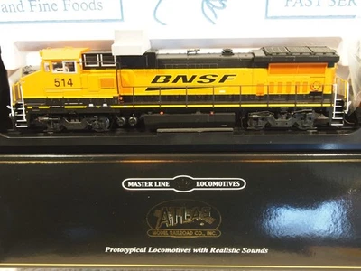 ATLAS 10004336 H.O.  G.E. 8-40BW B.N.S.F "STELTH" SCHEME ROAD No. 514  DCC+SOUND - Image 1 of 3