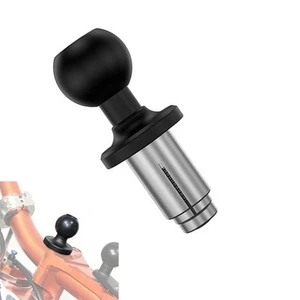 Aluminium Motorrad Fahrrad Kugelkopf Halterung Gabel Vorbau Basis für Handy/Kam - Bild 1 von 7