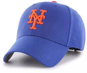 NEW YORK METS BLUE HAT MVP AUTHENTIC MLB BASEBALL TEAM ADJUSTABLE NEW CAP - Picture 1 of 3