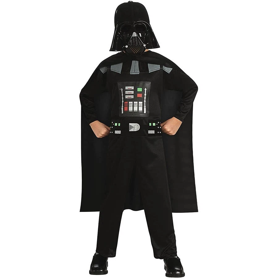 STAR WARS DARTH VADER KINDER KOSTÜM & MASKE & UMHANG # Karneval Overall Jungen - Bild 1 von 2