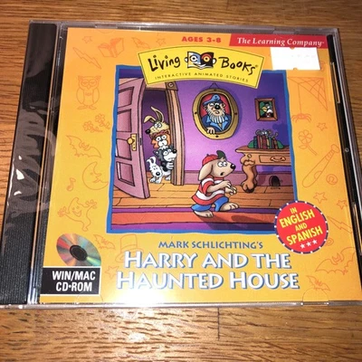 SEALED NEW Harry and the Haunted House Living Books Storybook PC CD-ROM RARE TLC - Image 1 of 3