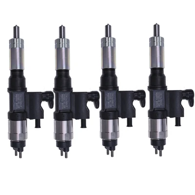 4X Fuel Injector 8982843930 8973297031 8973297035 for Isuzu 4HK1 Truck NPR NQR - Image 1 of 4