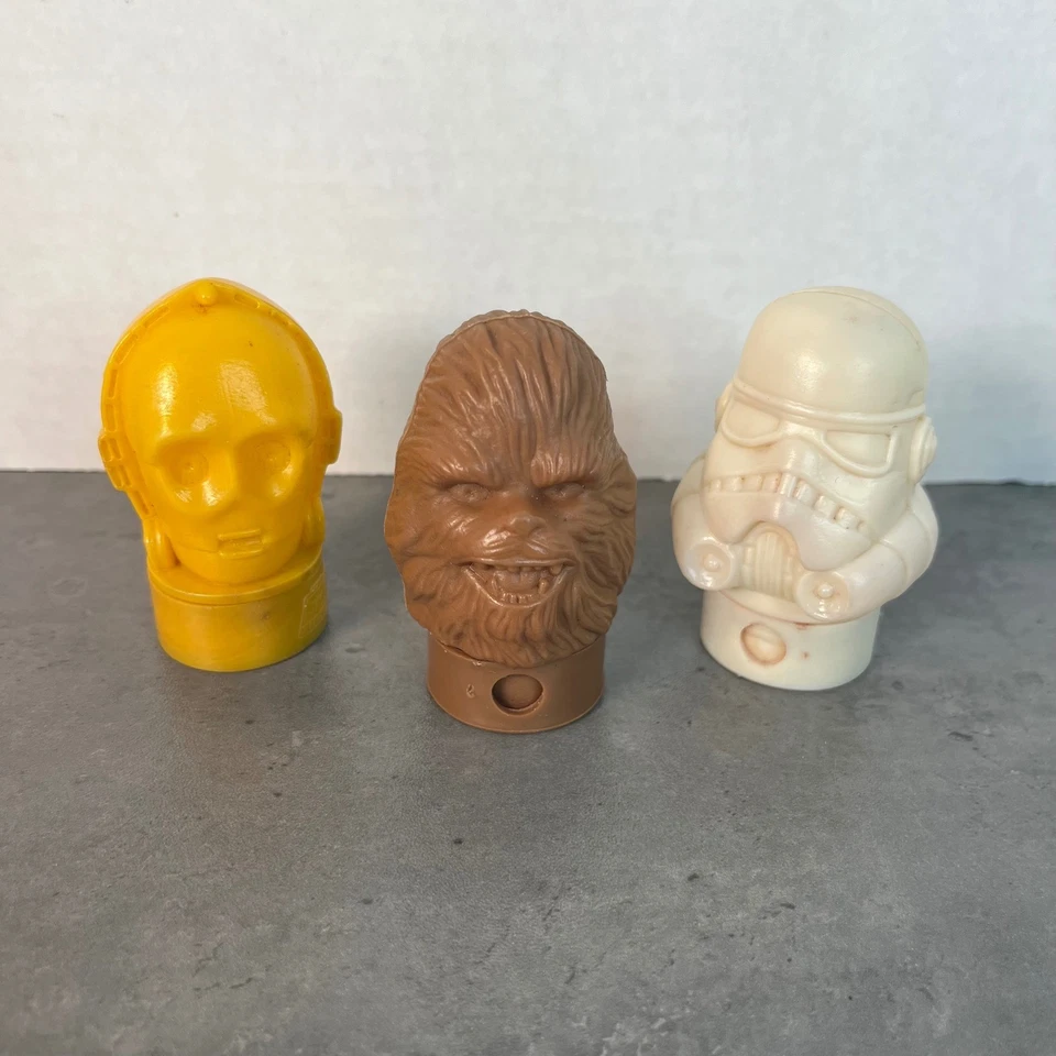 Contenedores de caramelos de colección Star Wars Empire Strikes Back C3PO Chewbacca Stormtrooper Foto 1 de 4