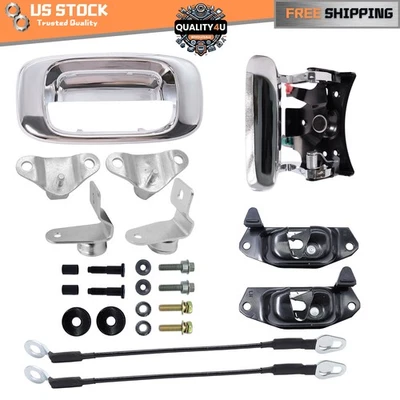 Chrome Tailgate Hardware Repair Kit For Chevrolet Chevy Silverado GMC Sierra - Изображение 1 из 4