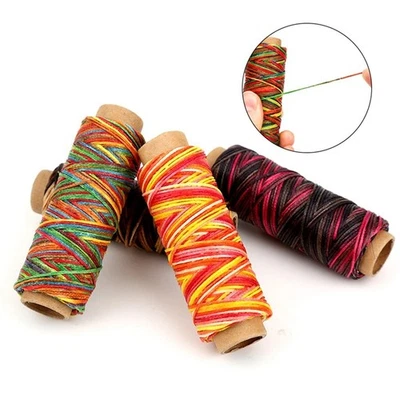Unleash your Creativity with Multicolor DIY Hand Polyester Stitching Thread - Image 1 of 4