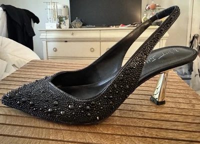 Women's Betsey Johnson, Beaded High Heel Stiletto Shoes US Size 7.5 - Image 1 of 4