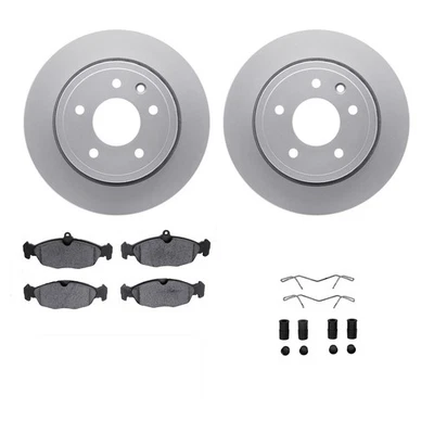 For Jaguar XK8 1997-2006 R1 Concepts WDWH1-20003 Rear Brake Kit w Ceramic Pads - Image 1 of 3